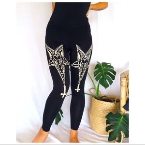 *Rare* Actual Pain Baphomet Leggings